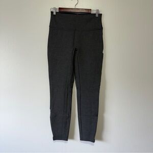 Spanx Gray Ankle Length Ponte‎ Leggings with Ankle Slits Style 20262R Sz M TALL